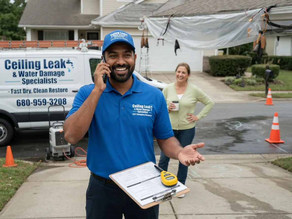 Ceiling Leak Cleanup Alum Bridge, WV FAQs